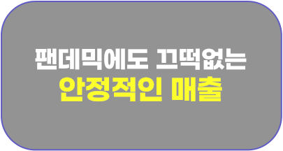 팬데믹에도 끄떡없는 안정적인 수익